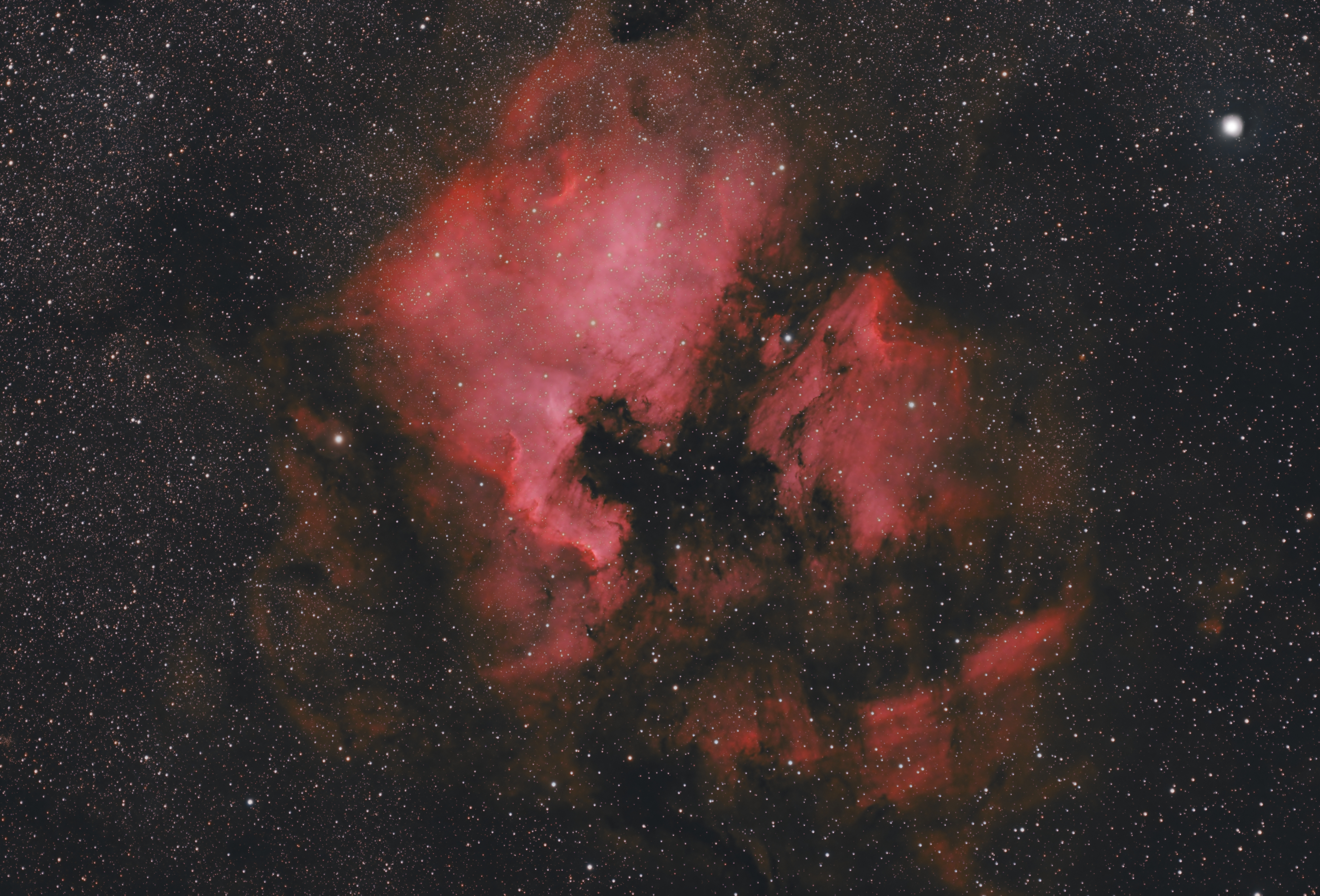 Nordamerikanebel NGC7000 & Pelikannebel IC5070