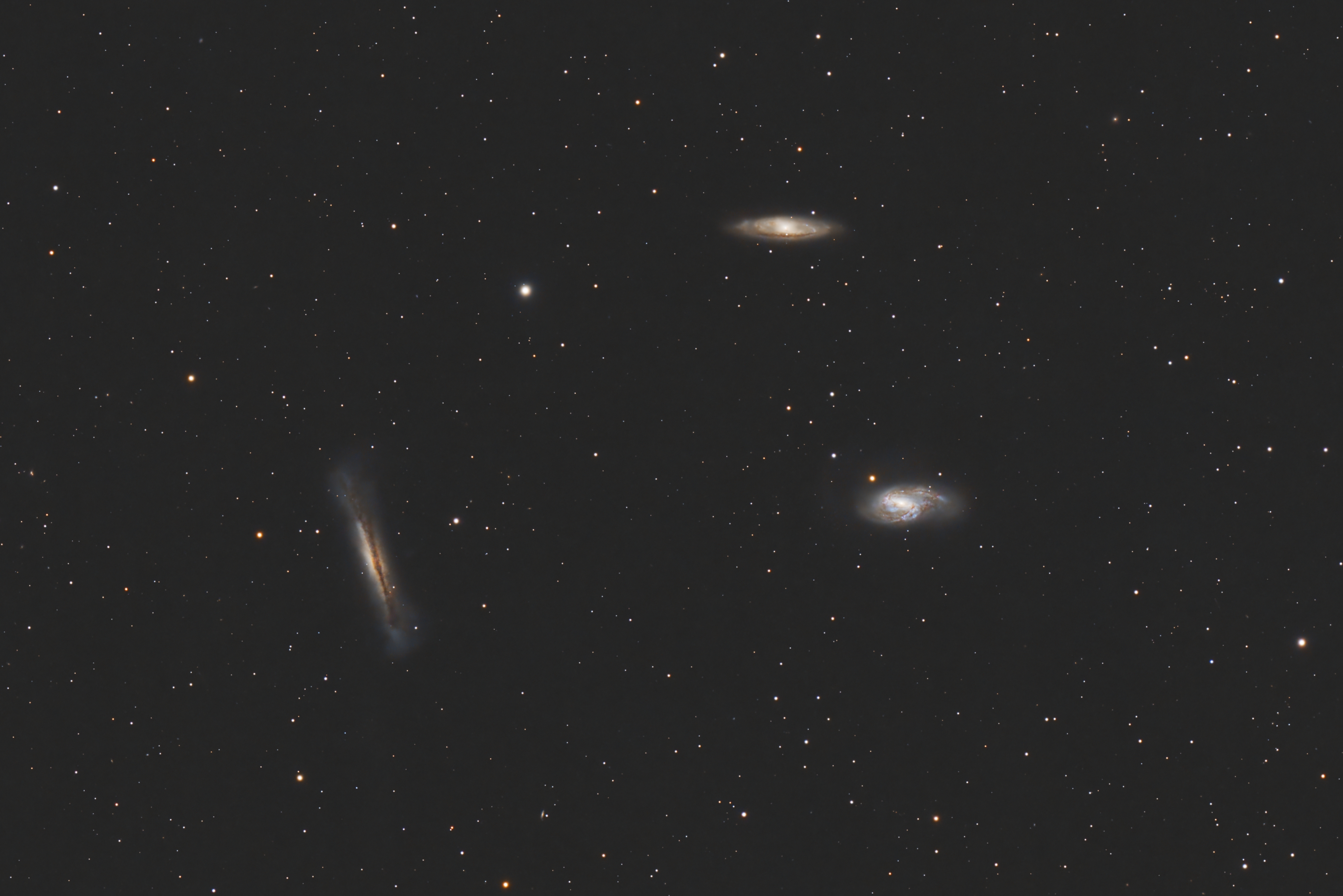 Leo-Triplett M65, M66 und NGC3628
