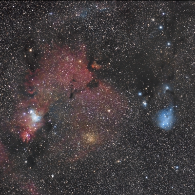Widefield nördlicher Monocerus vom 18.12.2023