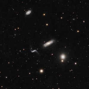 Leo Quartett NGC3185, NGC3187, NGC3190, NGC3193 vom 03.01.2025
